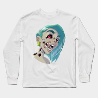 Zombie girl Long Sleeve T-Shirt